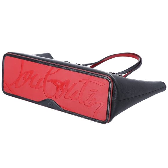 Christian Louboutin Cabata Small Tote Bag Black Leather + Pouch - Picture 6 of 7